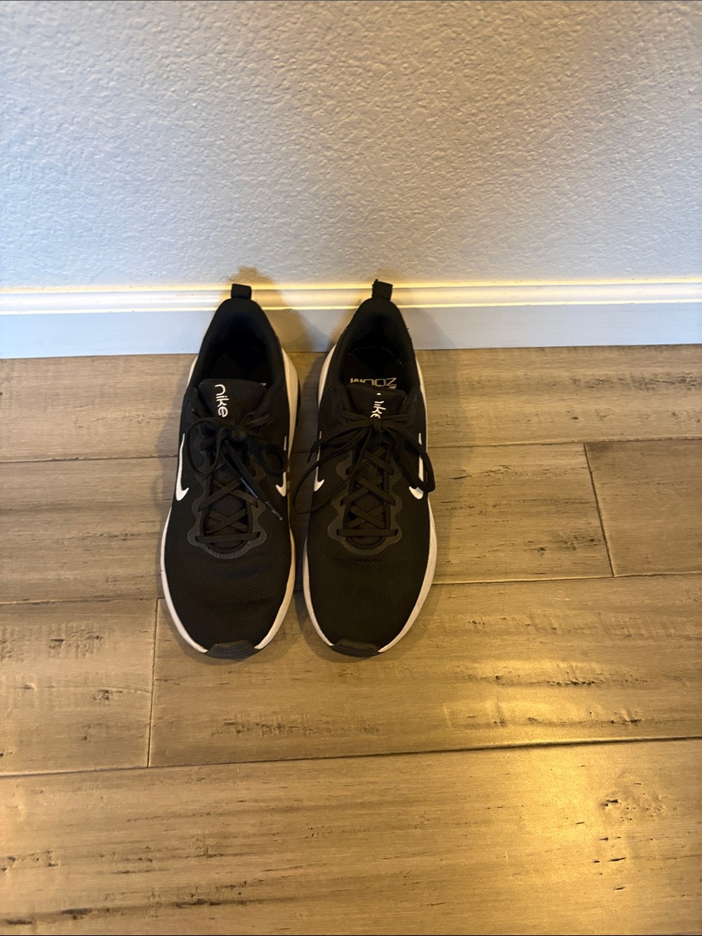 Nike Black and White womens Athletic Running Sneakers